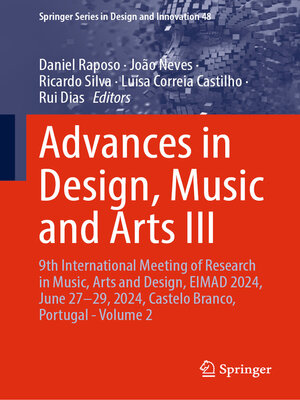 cover image of Advances in Design, Music and Arts III
